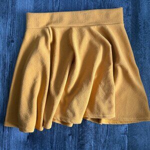 Urban Coco Mustard Yellow Skater Skirt Small